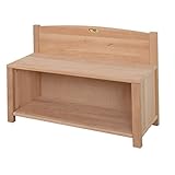 Holzspielzeug Peitz Kinder-Schuhschrank 8053 Massivholz-Garderobe für Kindergarten oder Kinderzimmer