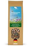 Wildblumensamen mehrjährig & winterhart - 400g Bienenwiese Saatgut im Lehmmantel aus Deutschland - 100% Natürliche Blumensamen -...