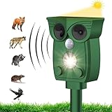 WARDBES Ultraschall Katzenschreck 2024, Outdoor-Vertreiber für Tiere,USB, vertreibt Tiere im Freien wie Katzen, Ratten, Hunde, Vögel,...