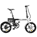 ELEKGO E Bike Klapprad, 16 Zoll Elektrofahrräder,mit Abnehmbar Akku, E-Faltrad Damen/Herren mit 3 Geschwindigkeitsmodi Sitzhöhe...