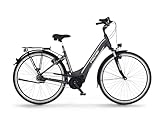 Fischer E-Bike City, CITA 5.0i Elektrofahrrad für Damen und Herren, RH 44 cm, Mittelmotor 50 Nm, 36 V Akku im Rahmen, schiefergrau matt, 28...