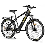 Eleglide E-Bike, T1 Elektrofahrrad 27.5'' Trekking E-Cityrad mit 13Ah Akku, 100KM Lang Range, 250W Motor, 7 Gäng E-Mountainbike für Damen...